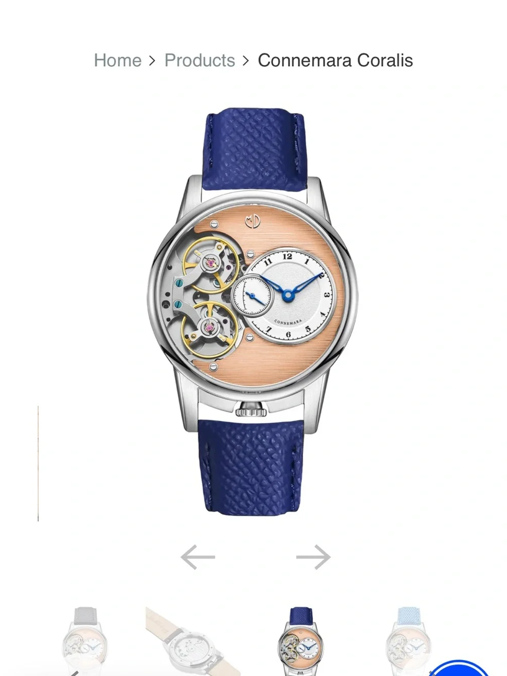 MD Watches “Connemara” Like New, in box with papers